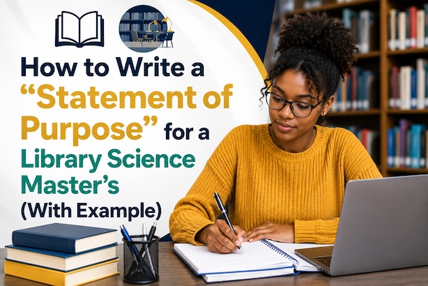 How to Write a “Statement of Purpose” for a Library Science Master’s (With Example)